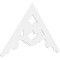 Ekena Millwork Pitch Robin Architectural Grade PVC Gable Pediment, 72"W x 42"H x 1"P (14/12) GPP072X042X100ROB - alternate 1